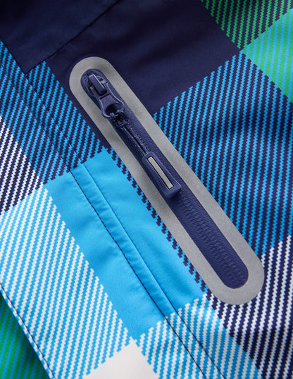 All-weather Waterproof Coat-Green Check-3