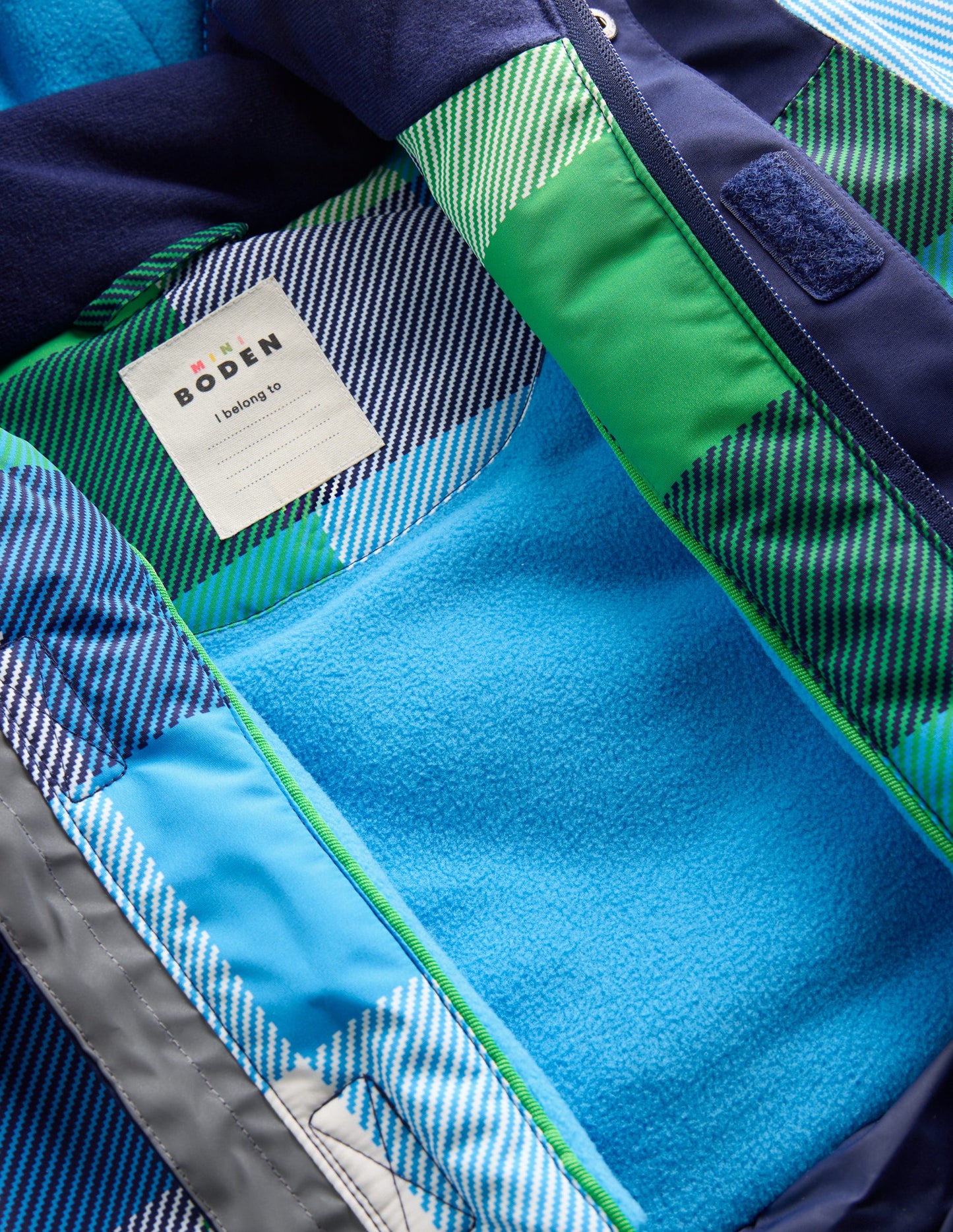 All-weather Waterproof Coat-Green Check