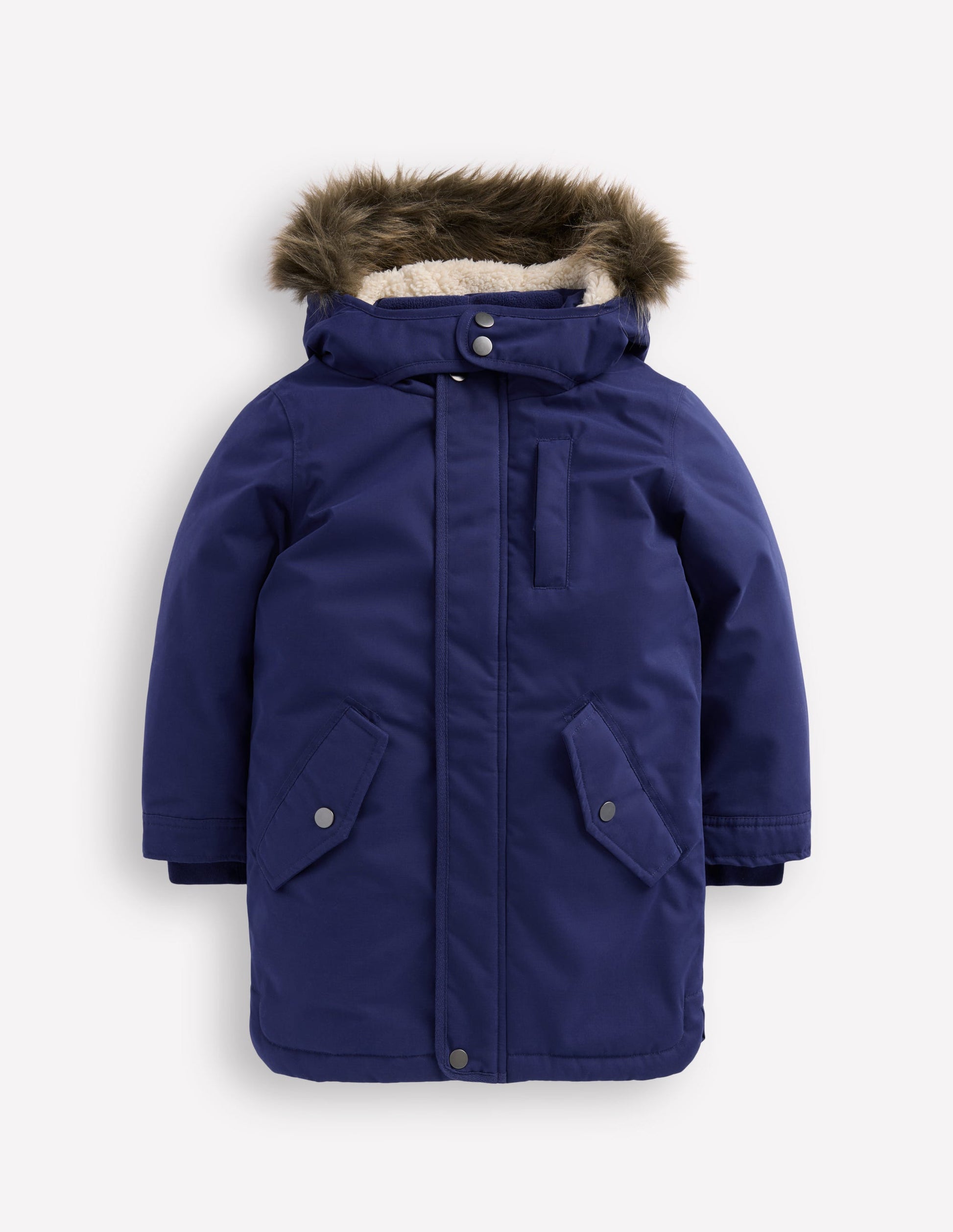 Waterproof Parka-College Navy-1