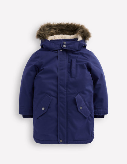 Waterproof Parka-College Navy-1