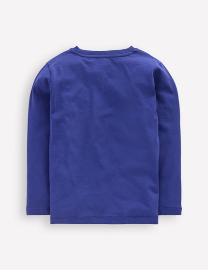 Long Sleeve Glow T-shirt-Medieval Animals of the dark-2