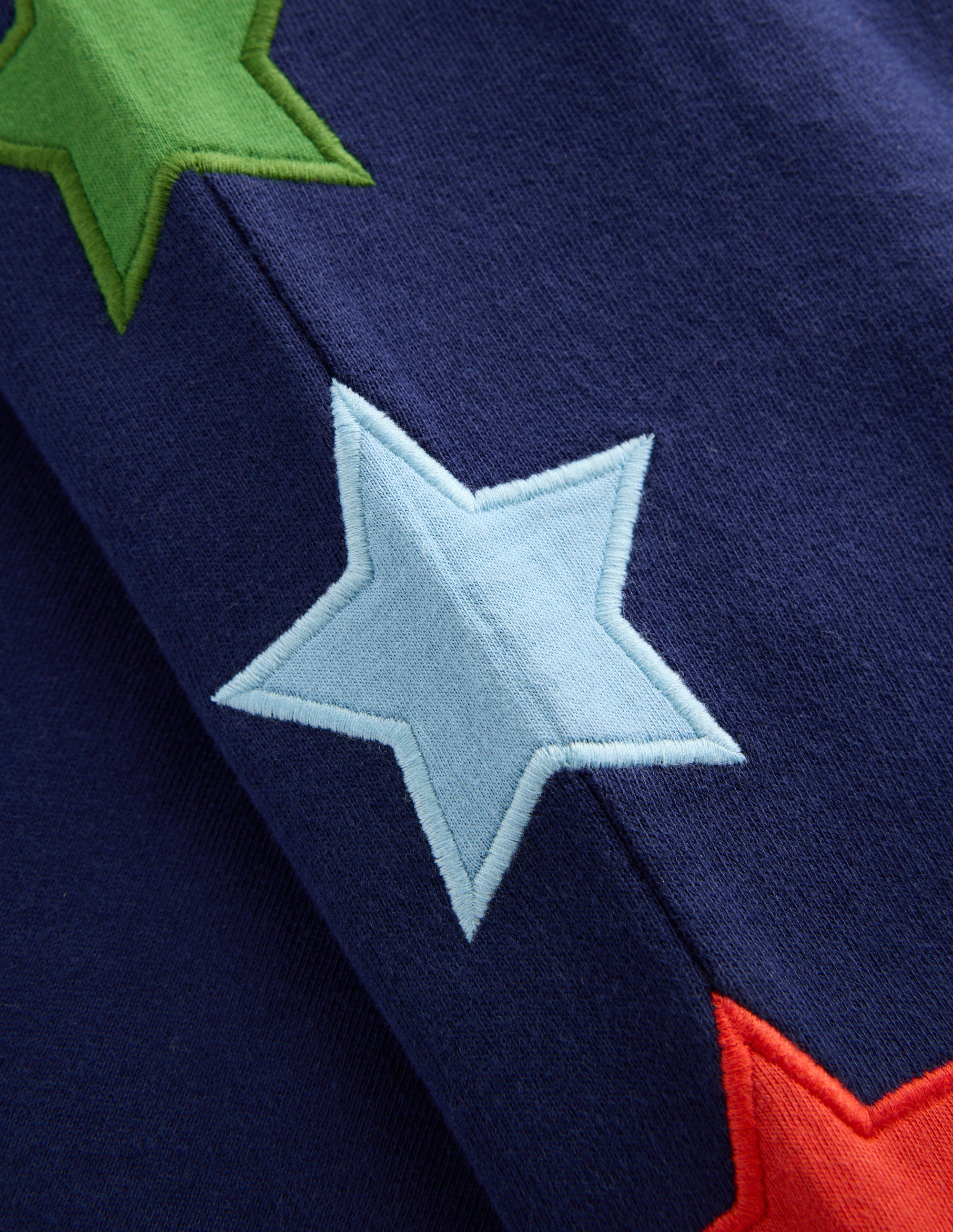 Appliqué Sweatpants-Star Side - Image 3