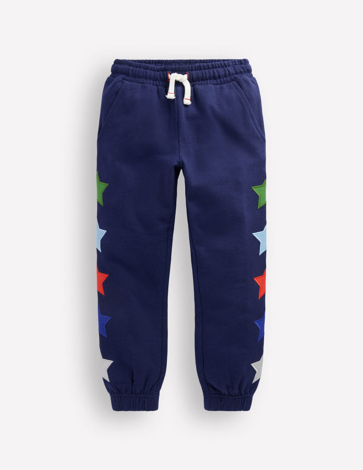 Appliqué Sweatpants-Star Side