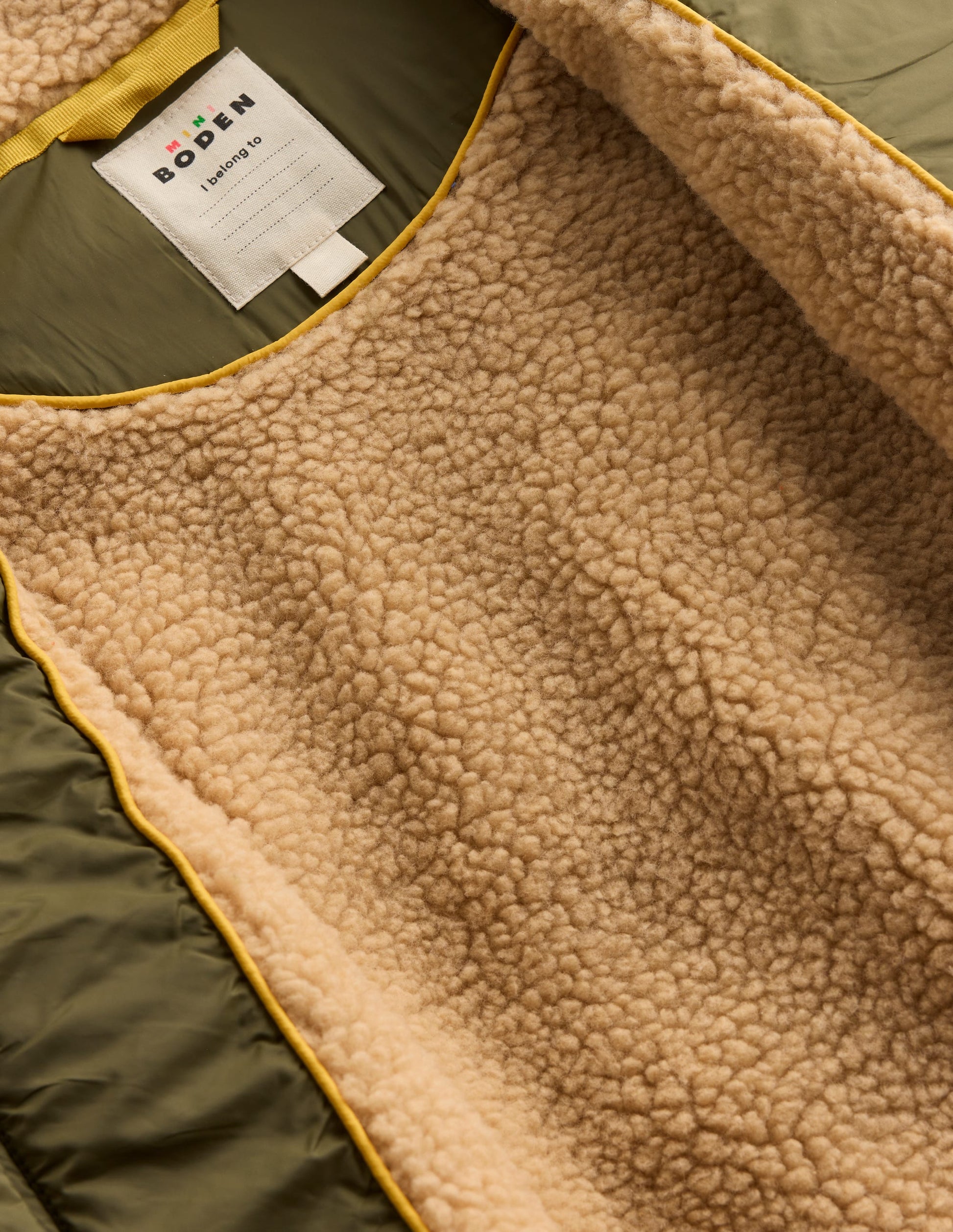 Borg Lined Vest-Woodland Green-4