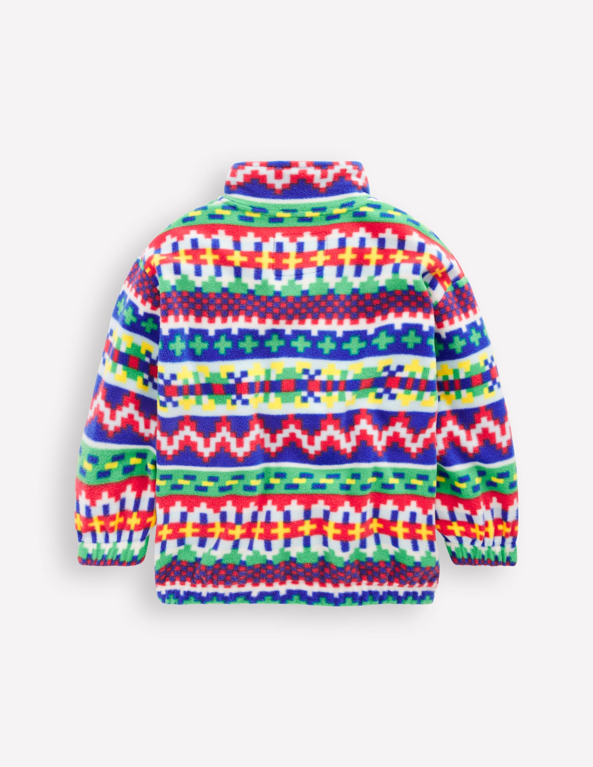Cosy Geometric Fleece-Multi Fair Isle-2