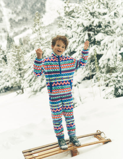 Cosy Geometric Fleece-Multi Fair Isle-4