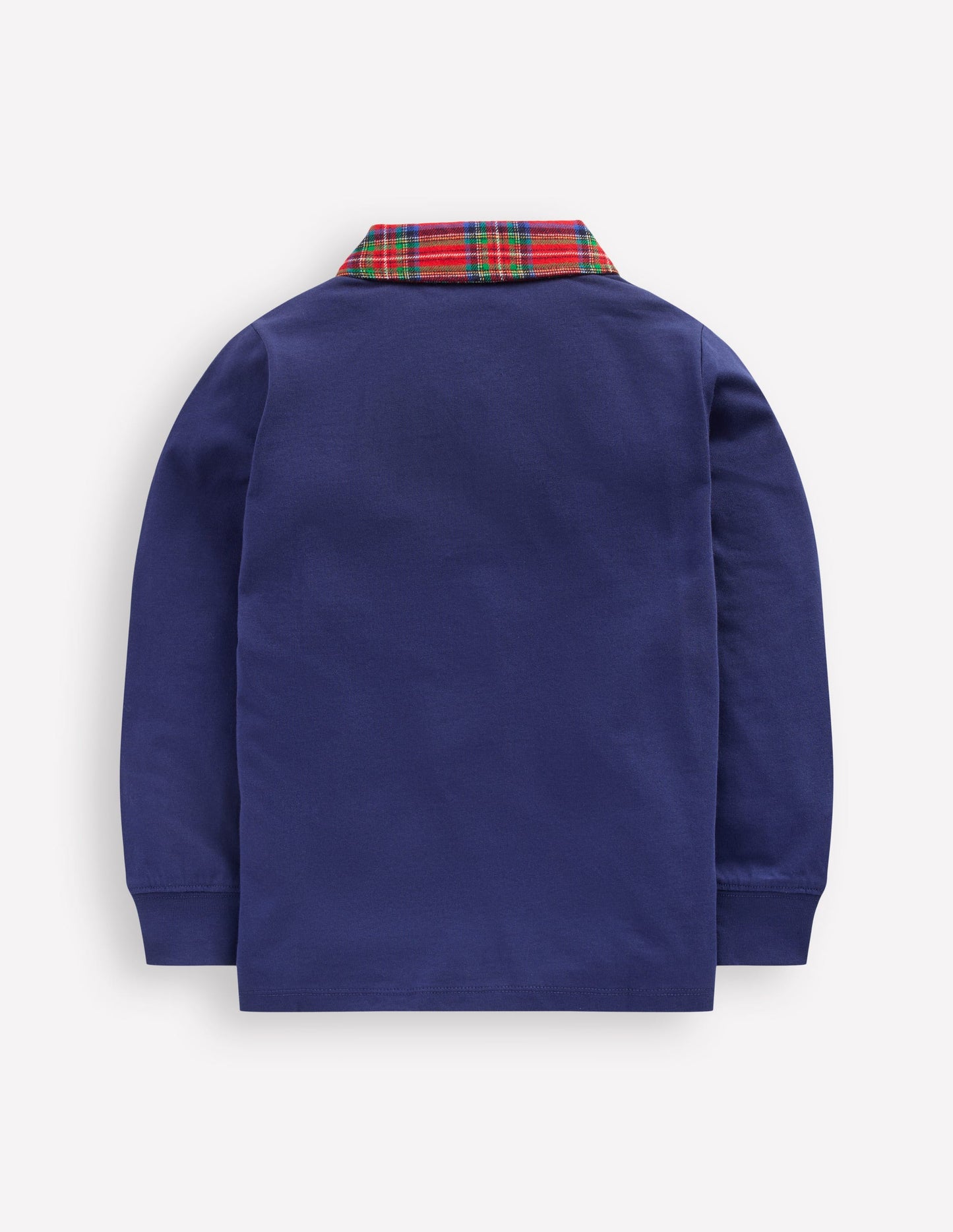 Long Sleeve Smart Polo Shirt-French Navy