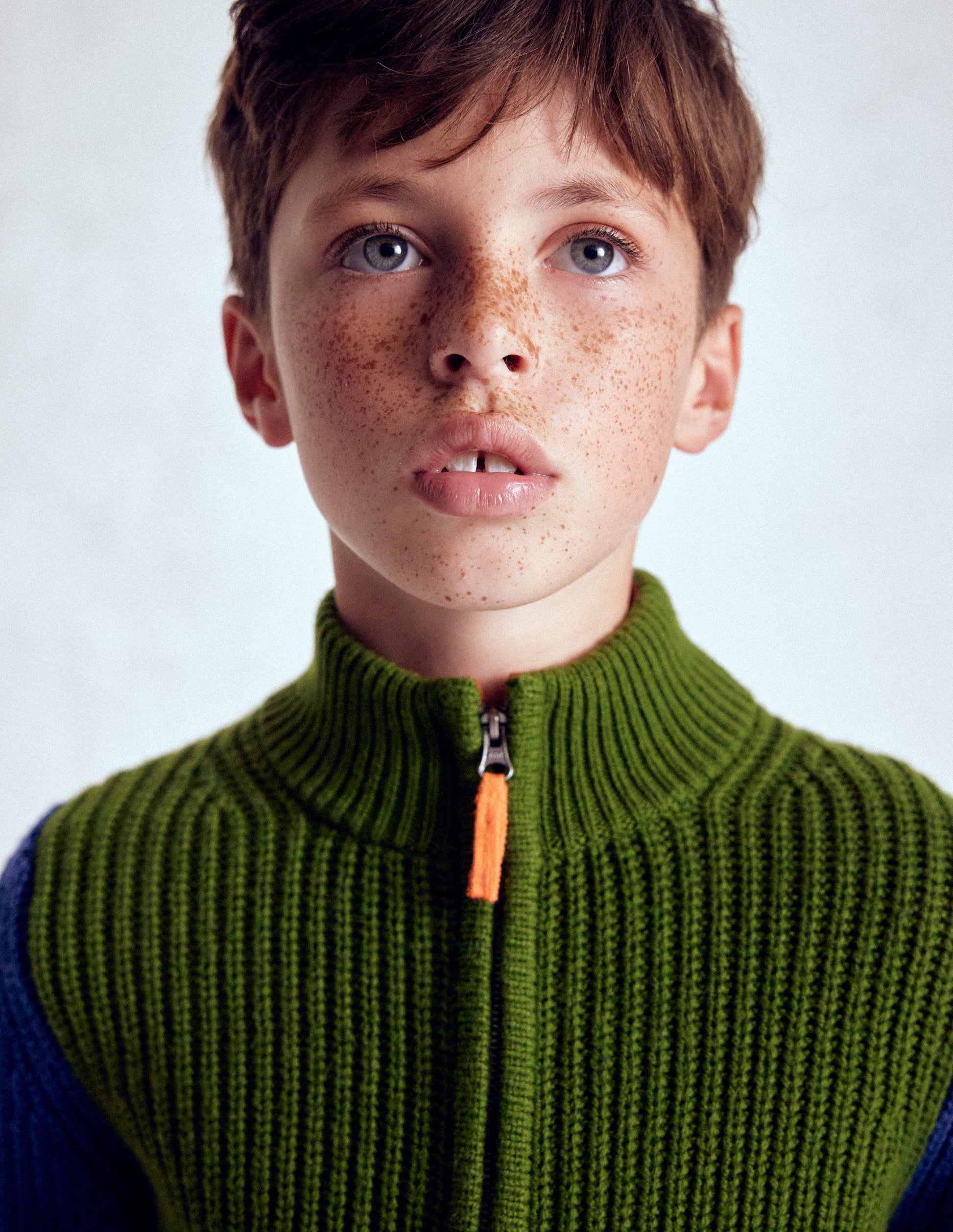 Chunky Zip-Through Jumper-Green-2