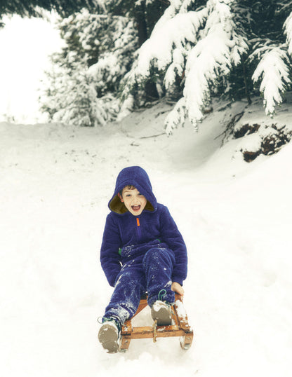 Fleece Joggers-Navy-4