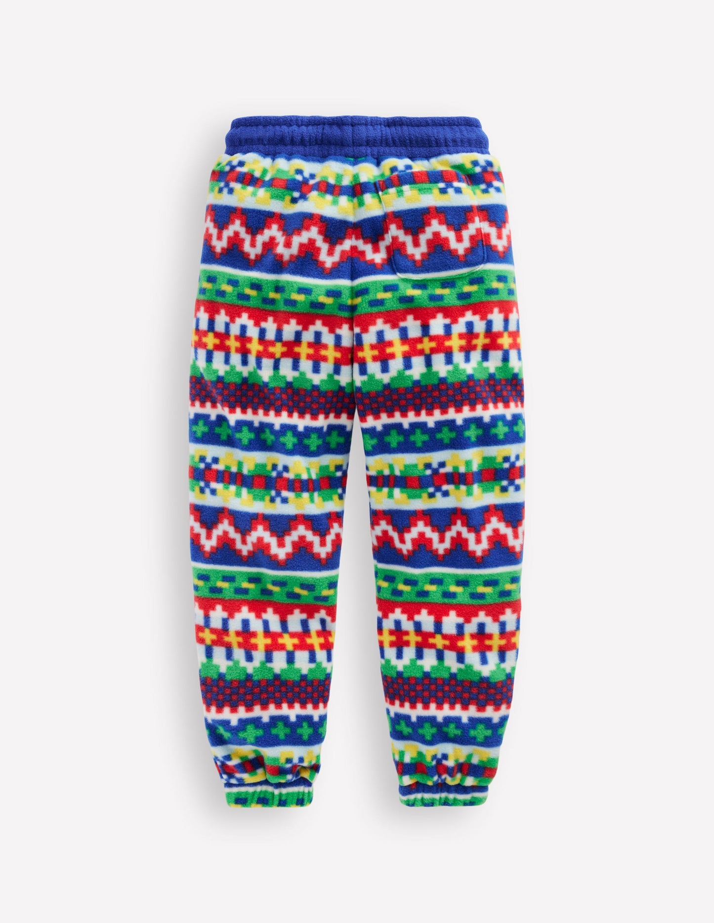 Cosy Geometric Sweatpants-Multi Jacquard