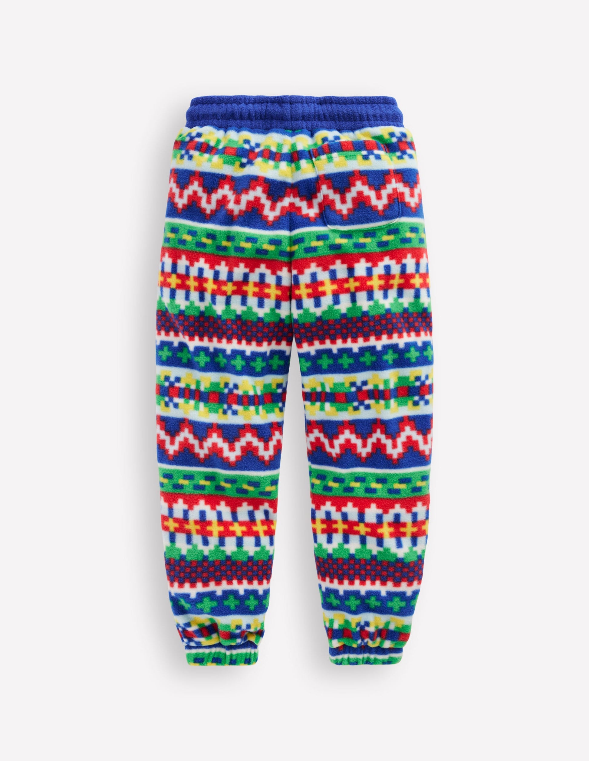 Cosy Geometric Sweatpants-Multi Jacquard-2
