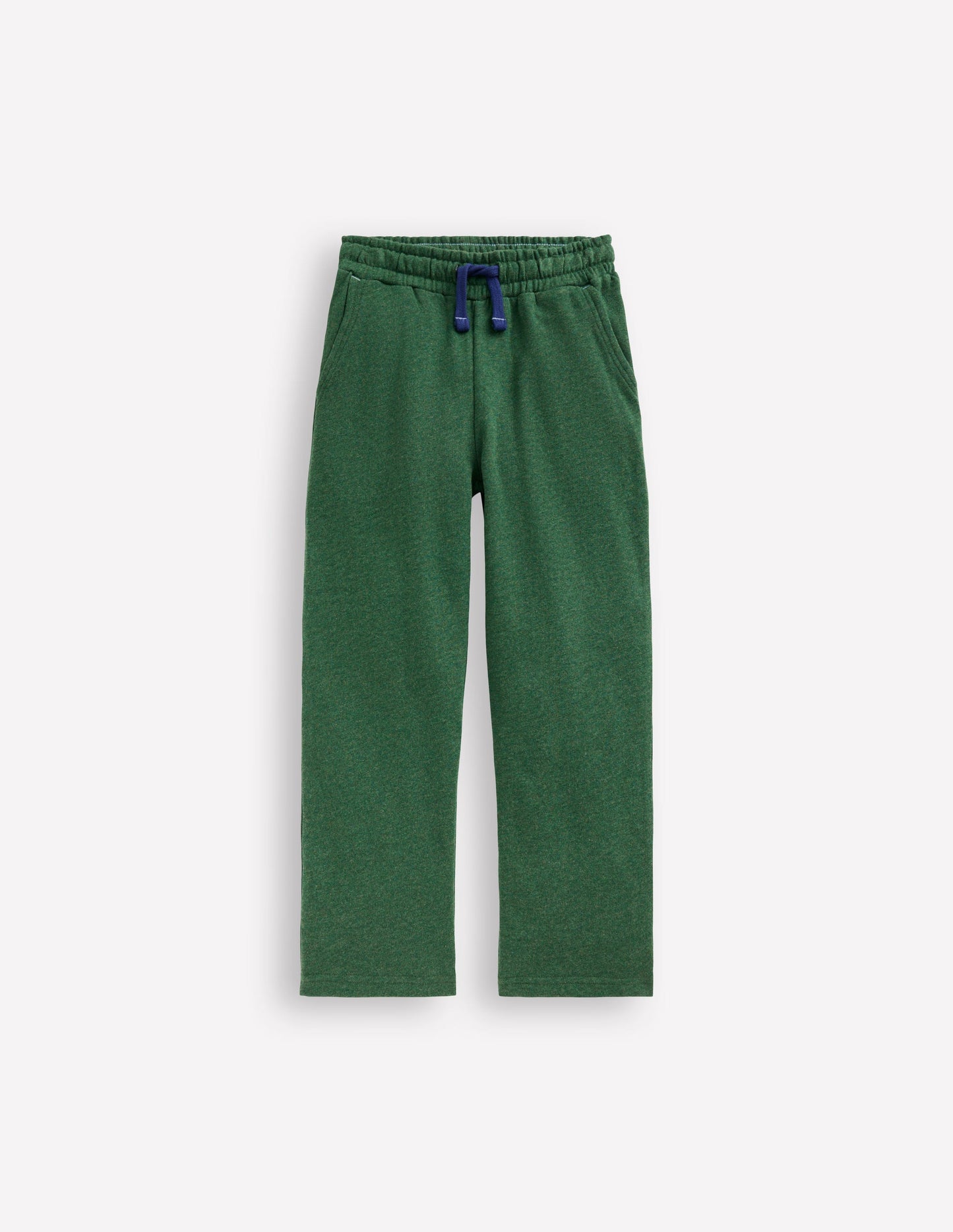 Straight Leg Joggers-Green Marl