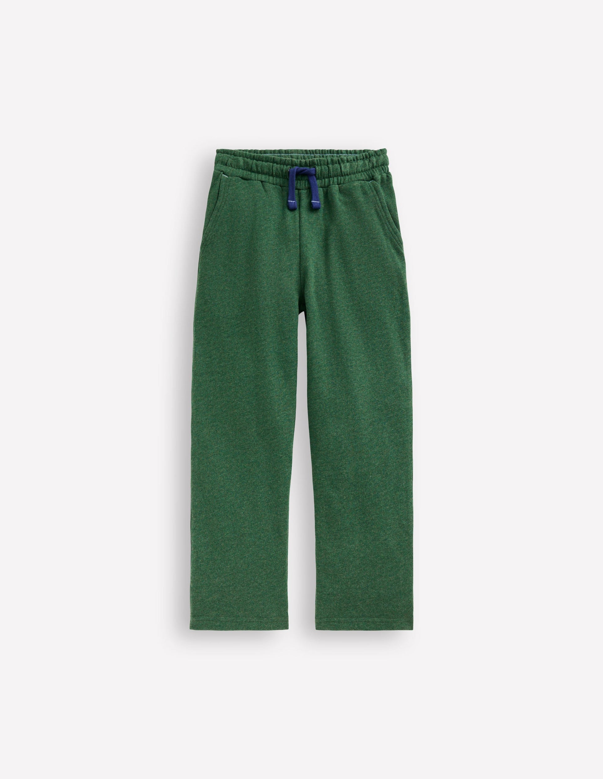 Straight Leg Joggers-Green Marl-1