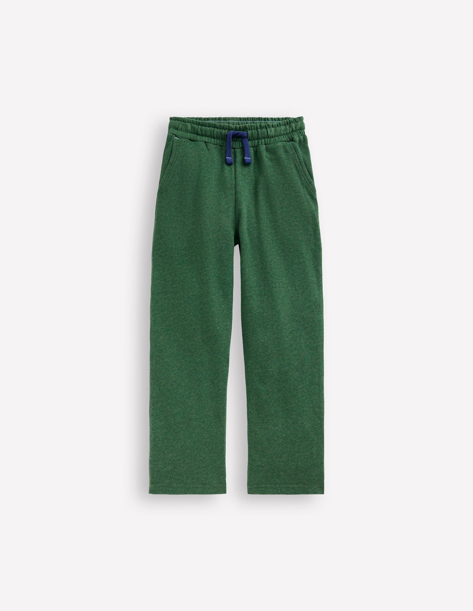 Straight Leg Joggers-Green Marl - Image 1