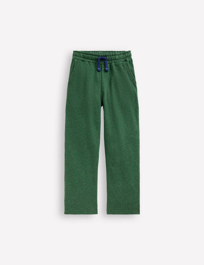 Straight Leg Joggers-Green Marl-1