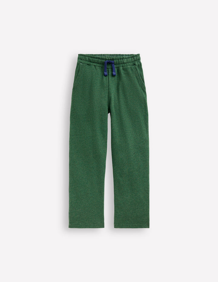 Straight Leg Joggers-Green Marl