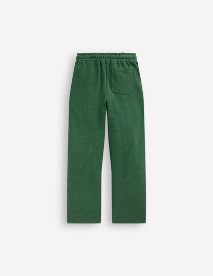 Straight Leg Joggers-Green Marl-2