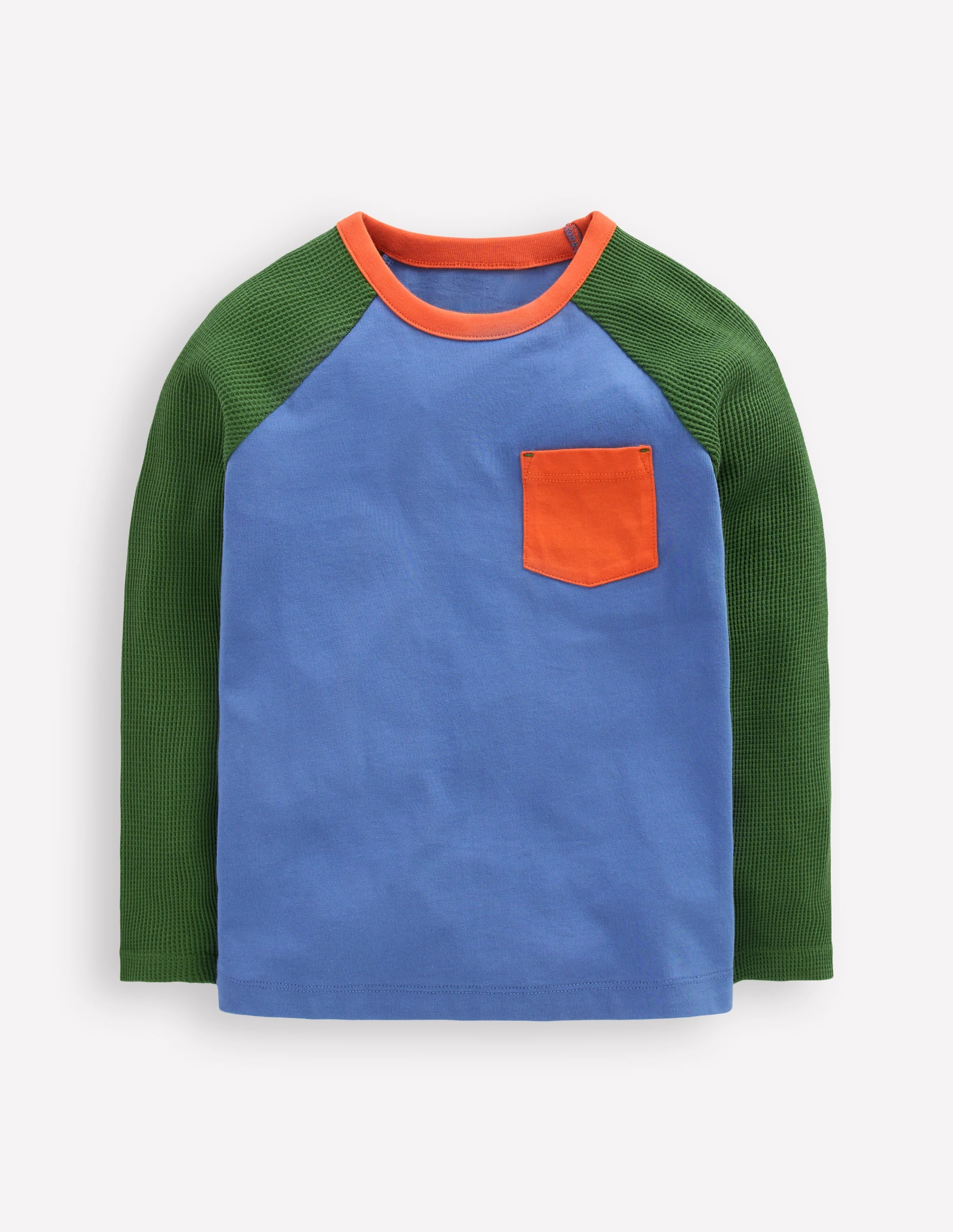 colorful_style୨୧⋆* Waffle Mix Raglan-Riverside Colourblock | Boden USA