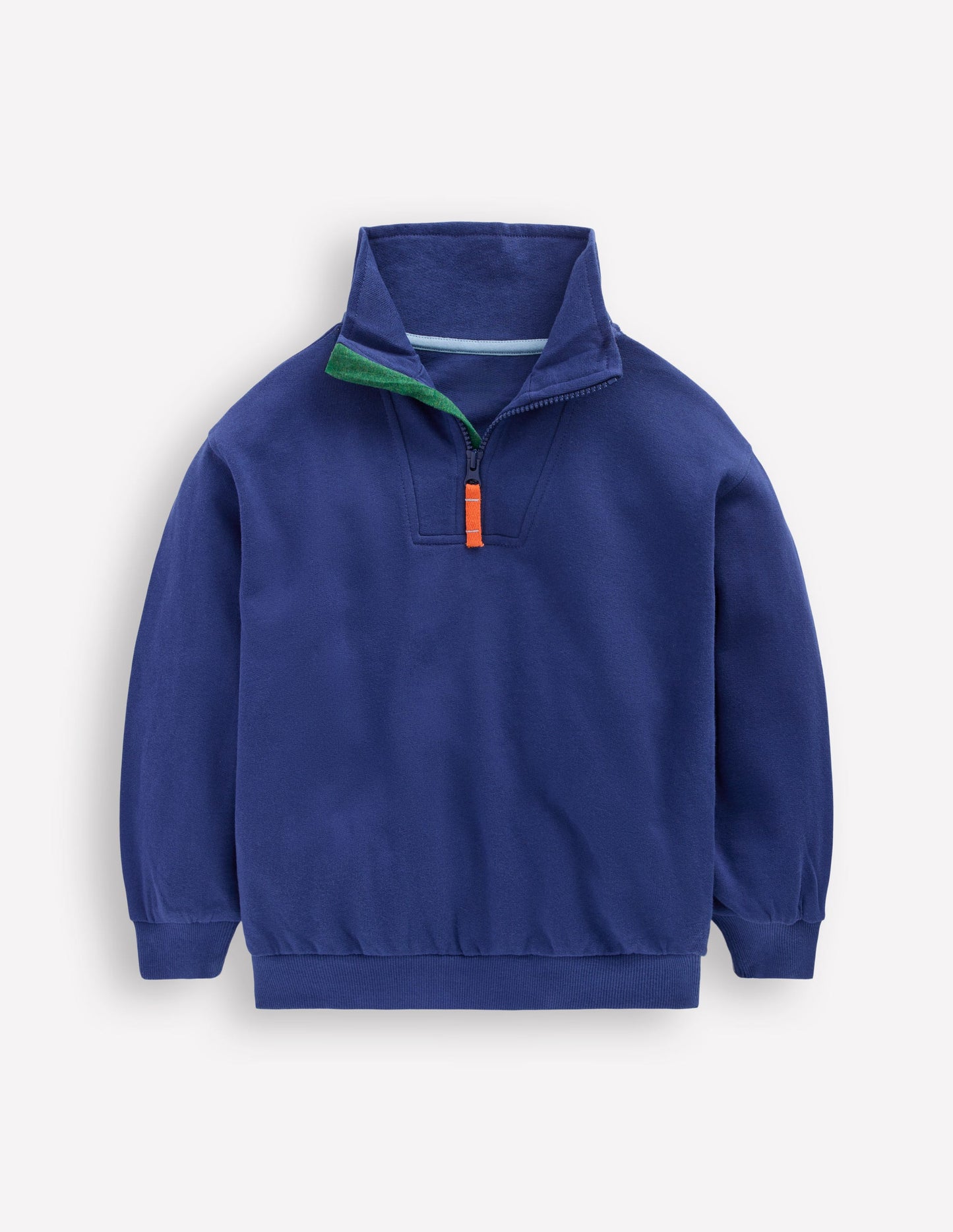 Half-Zip Sweatshirt-Navy