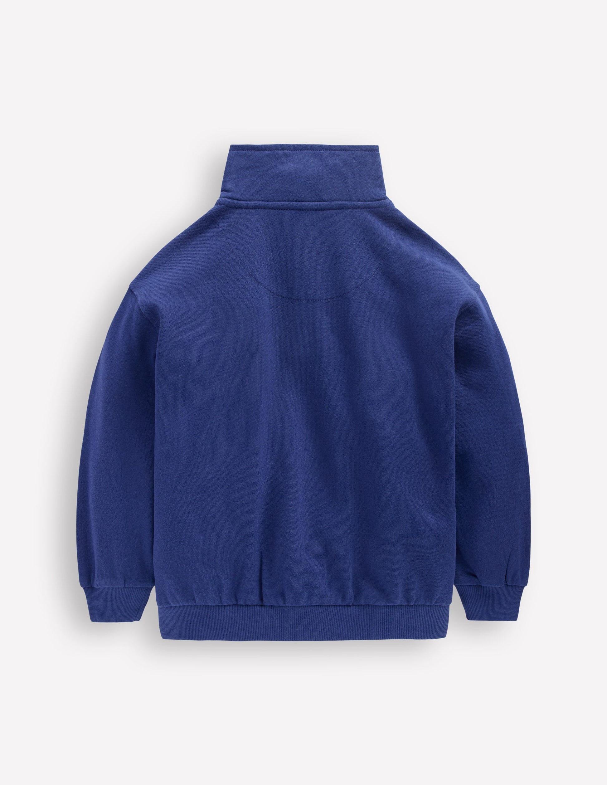 Half-Zip Sweatshirt-Navy-2