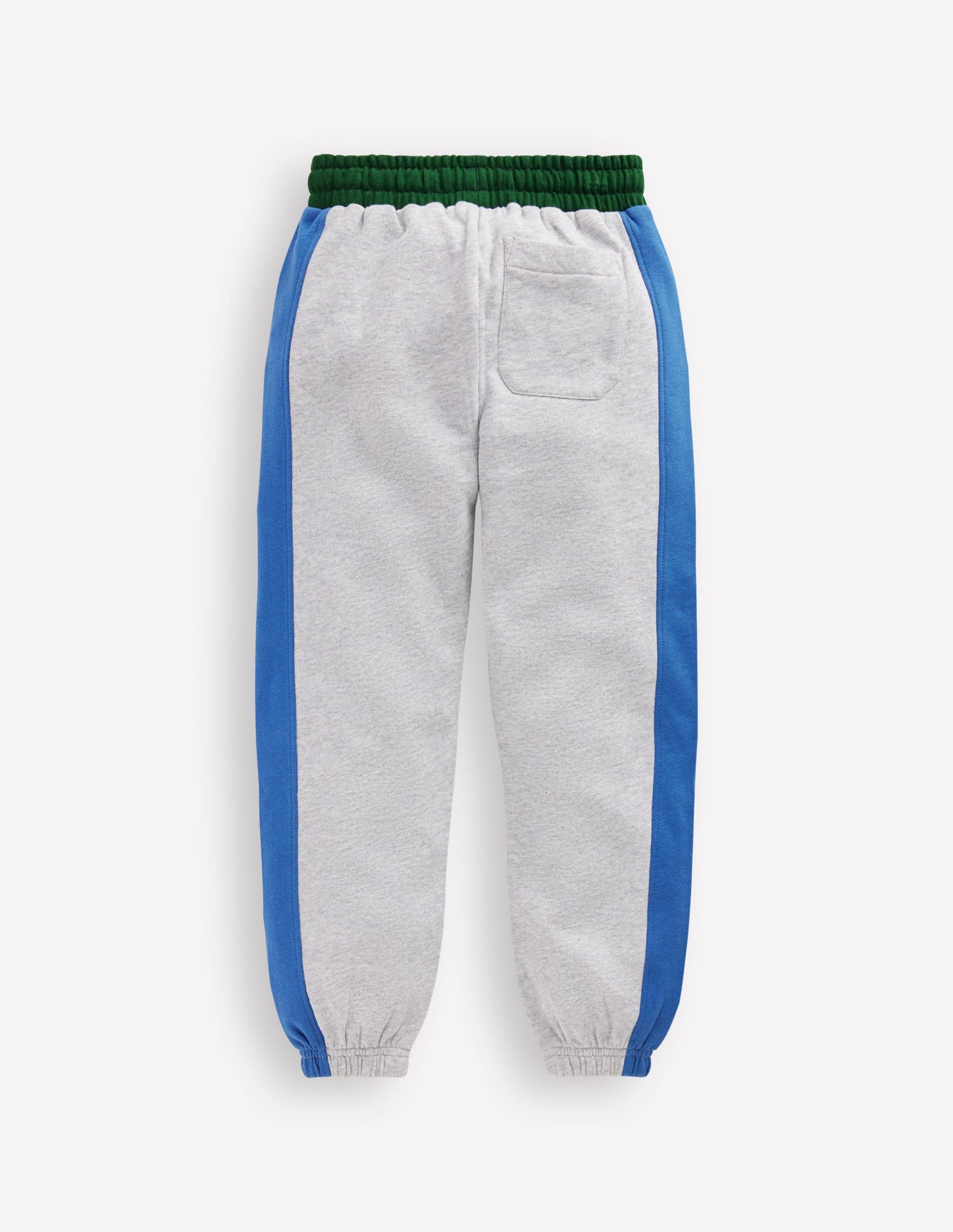 Colourblock Cuffed Joggers-Grey Colourblock