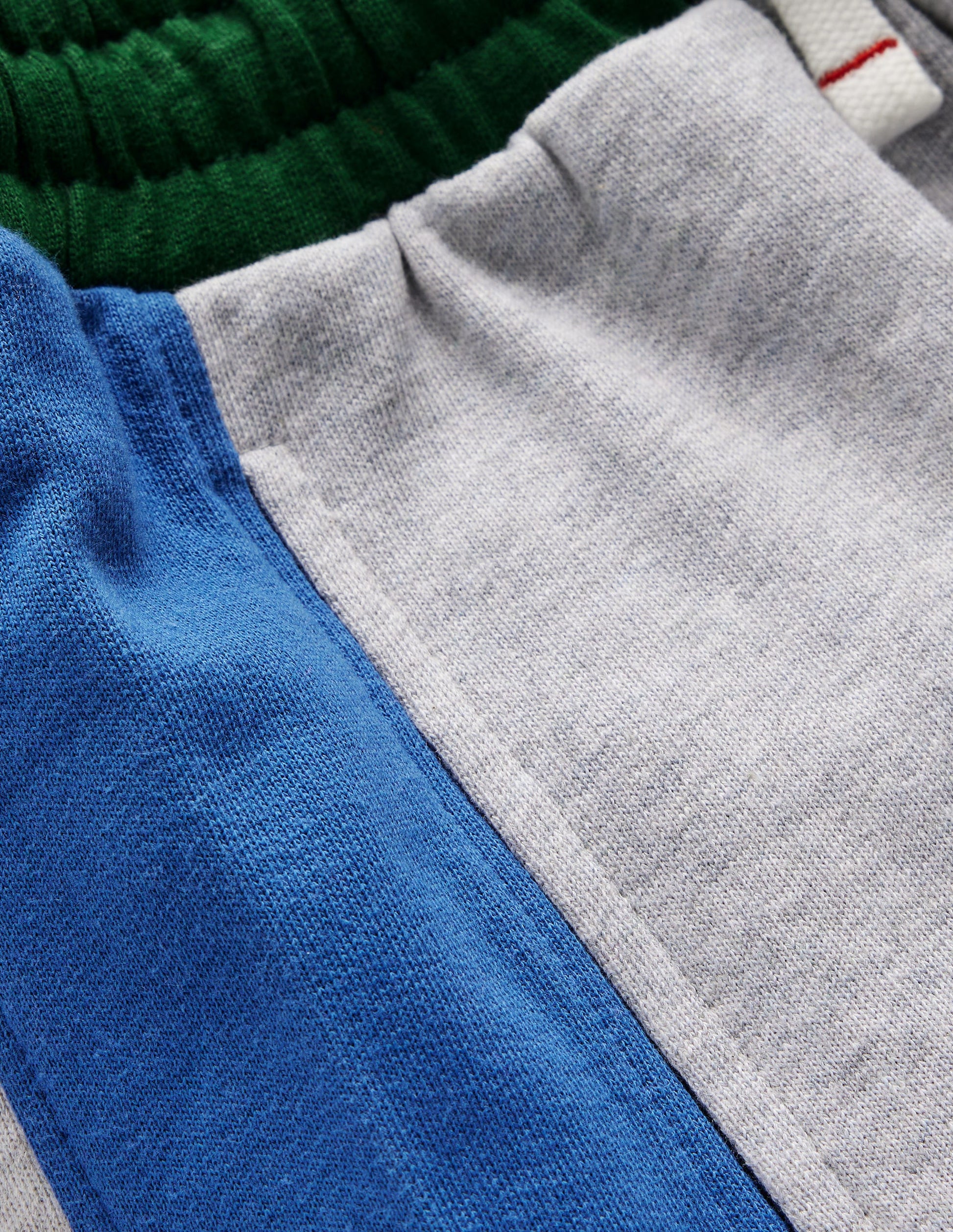 Colourblock Cuffed Joggers-Grey Colourblock-5