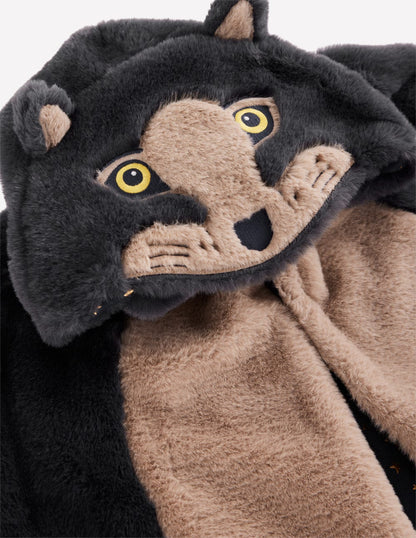 Fancy Dress Cape-Grey Wolf-3