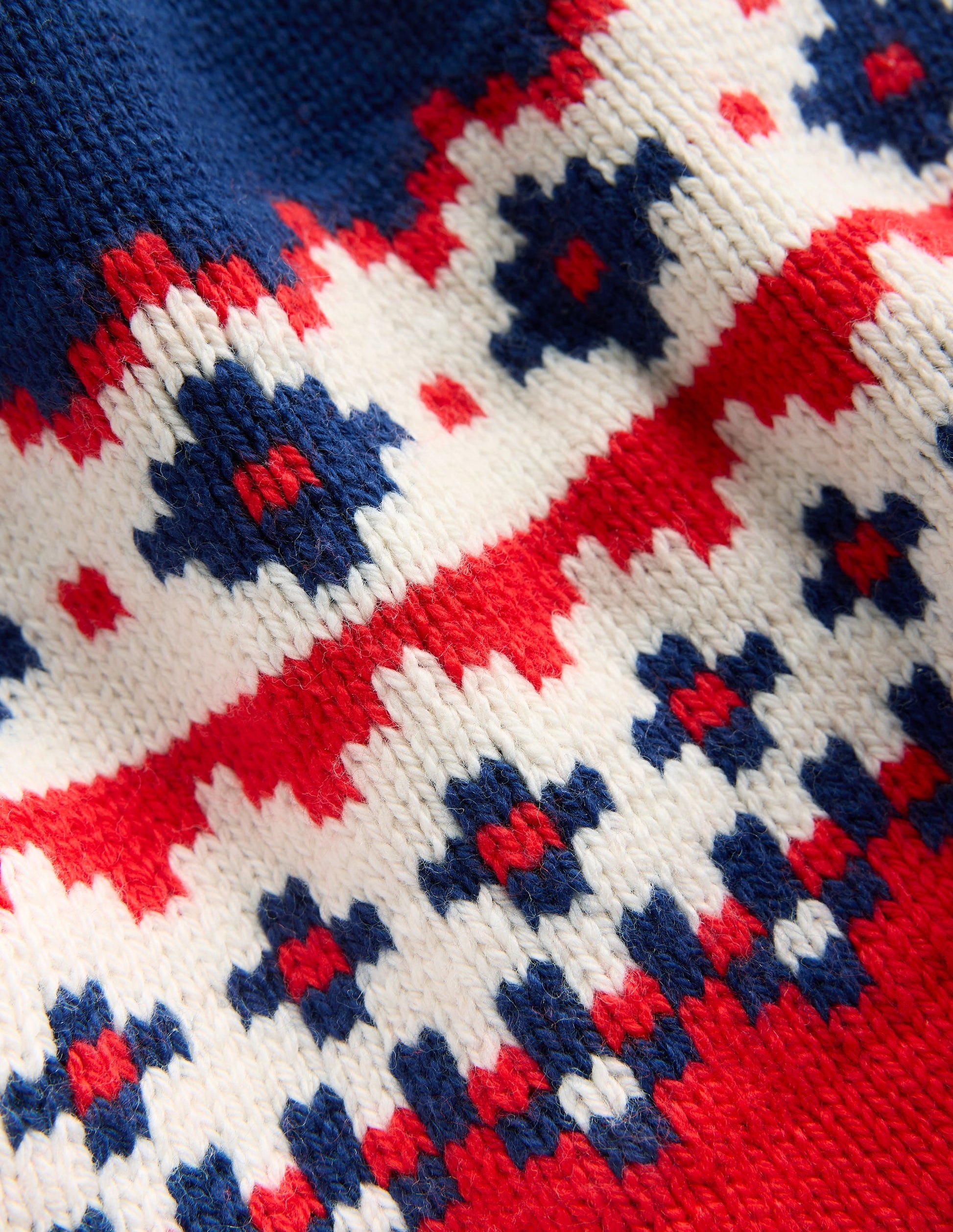 Fair Isle Snood-College Navy Fair Isle-2