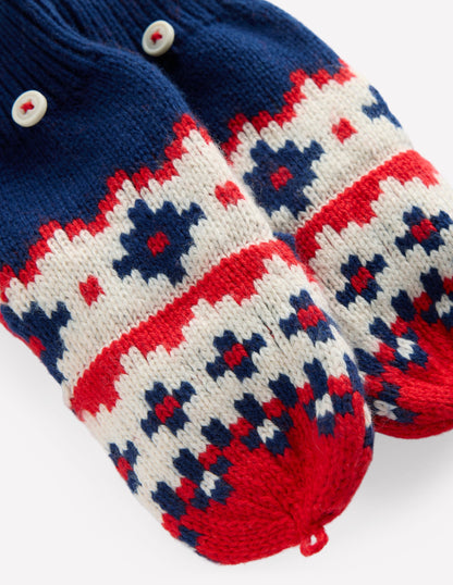 Fair Isle Mittens-College Navy Fair Isle-2