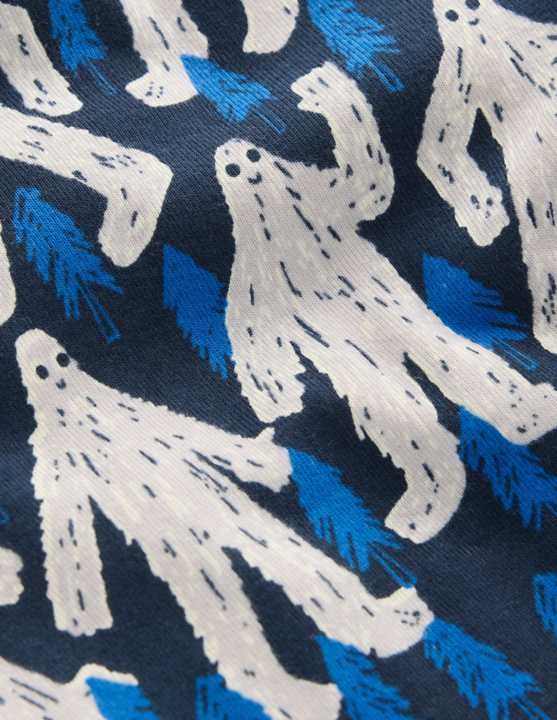 Snug Glow-in-the-dark Pajamas-Carbon Yetti-3