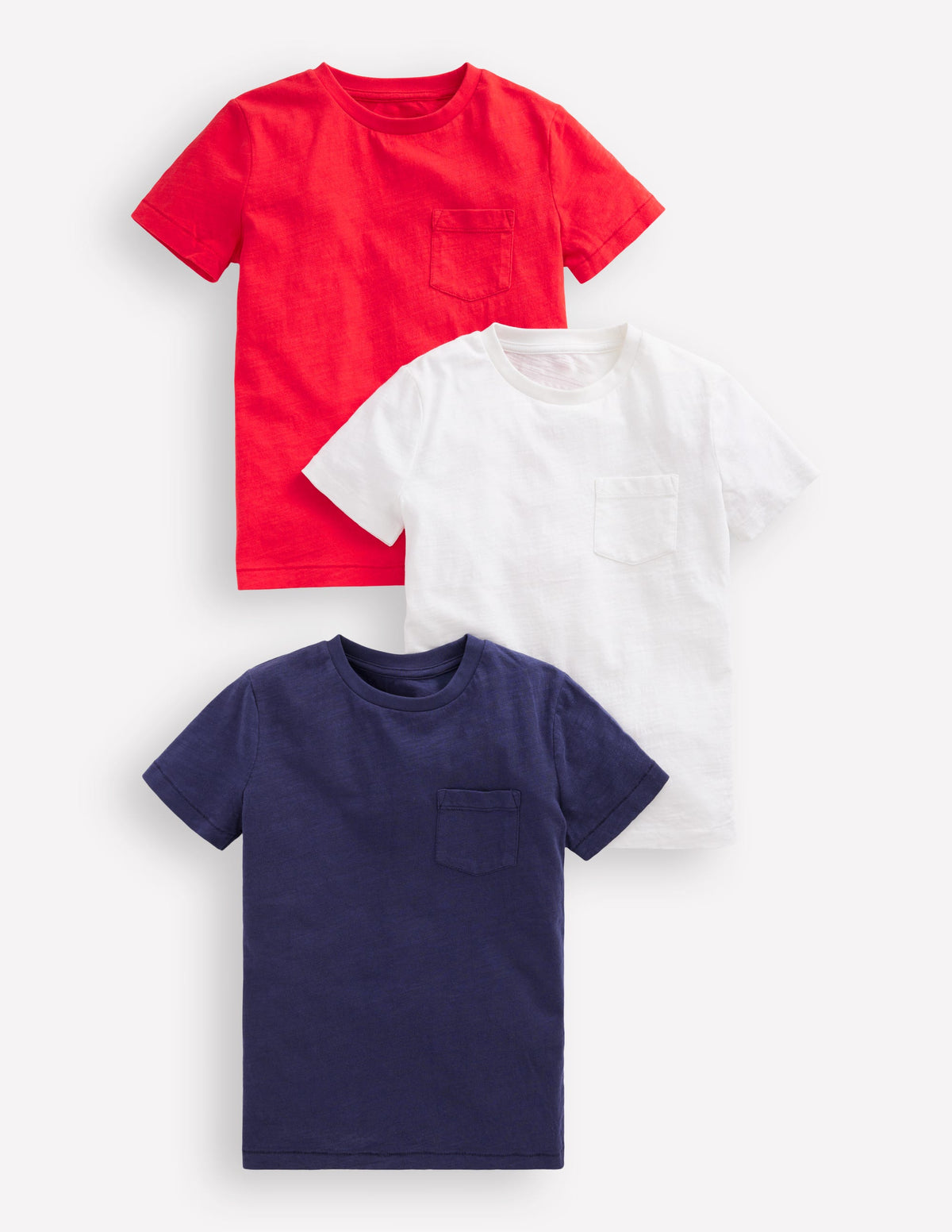 3-Pack Washed Slub T-Shirts-Classic Multi Pack - Image 1