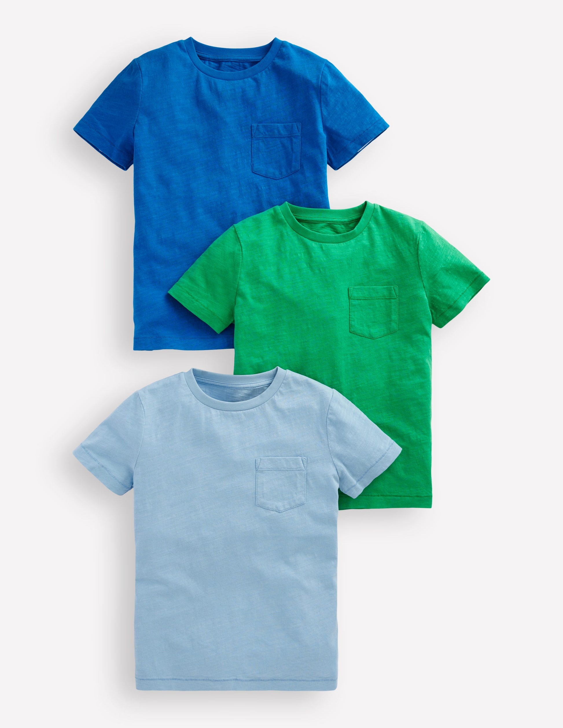 3-Pack Washed Slub T-Shirts-Joyful Multi Pack-1