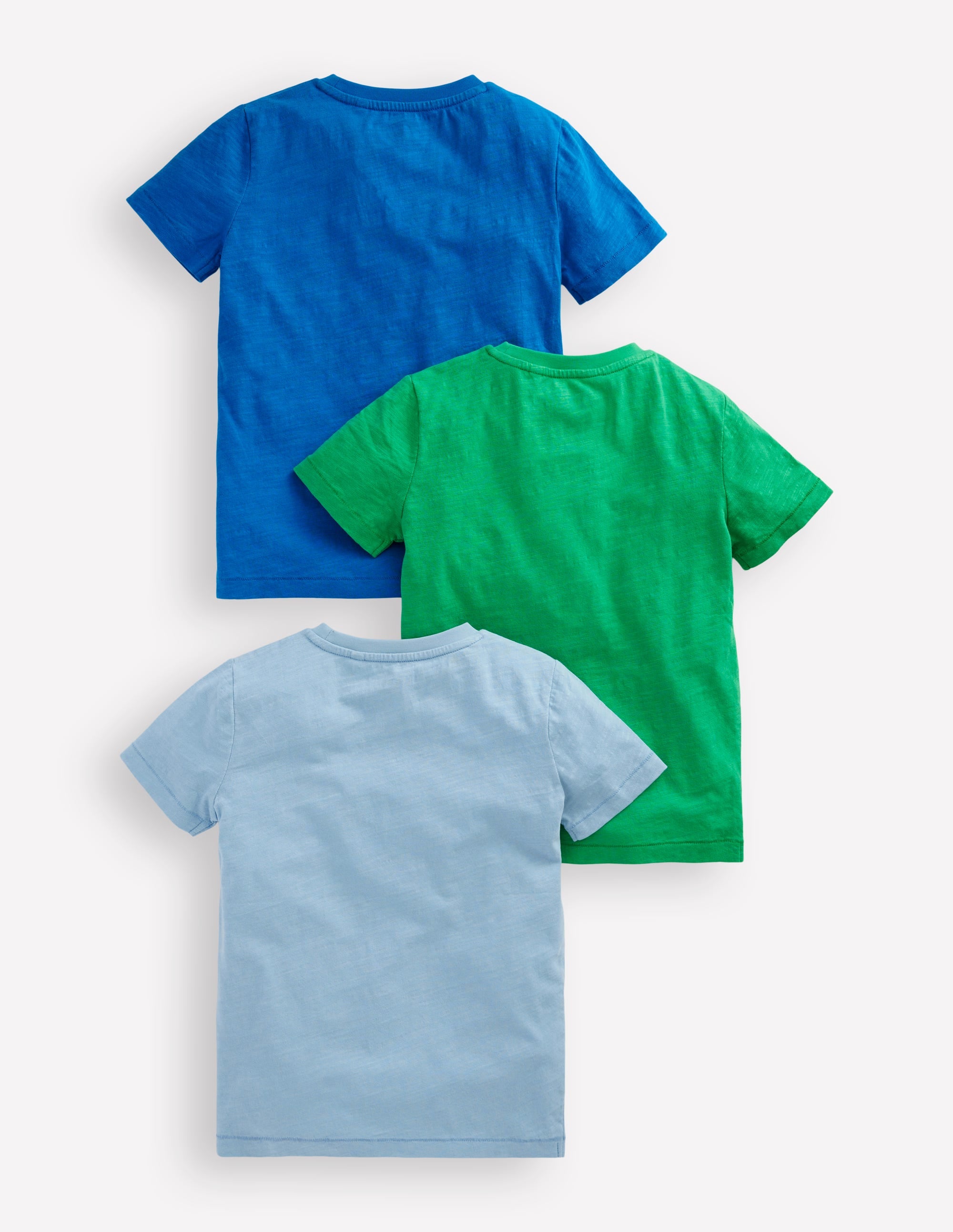 3-Pack Washed Slub T-Shirts-Joyful Multi Pack - Image 2