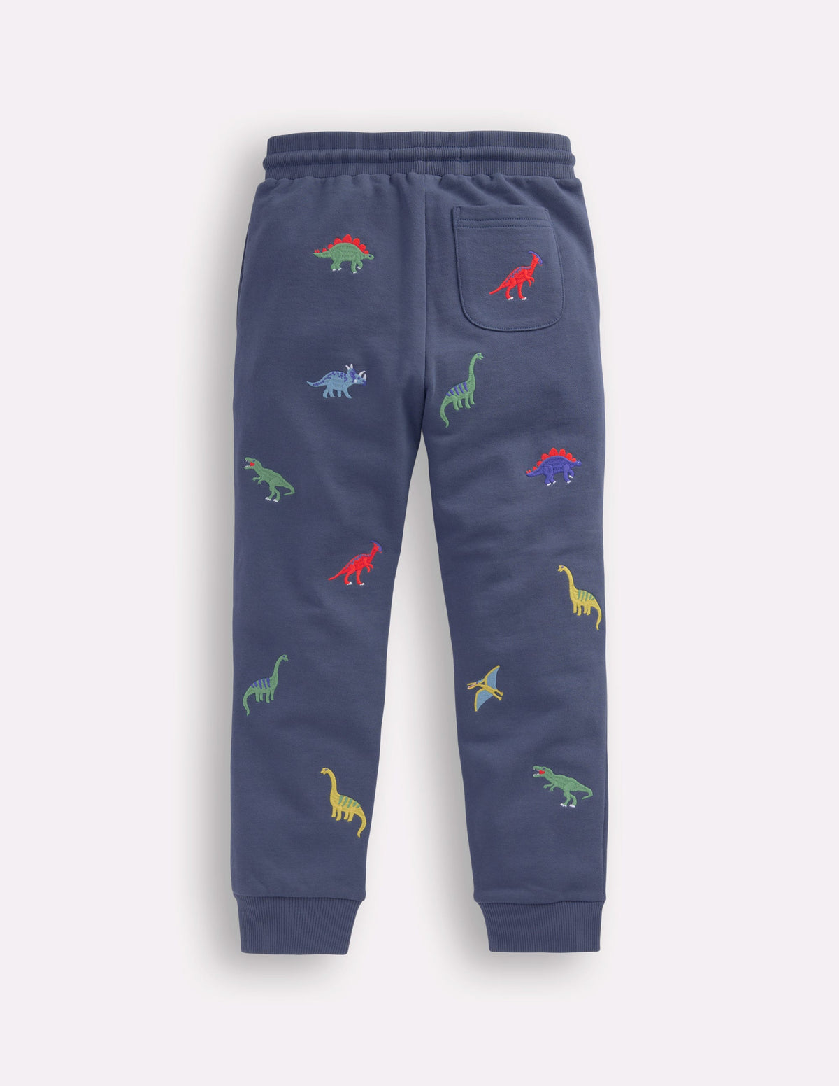 Halloween Glow Sweatpants-Robot Blue Multi Dinosaur-2
