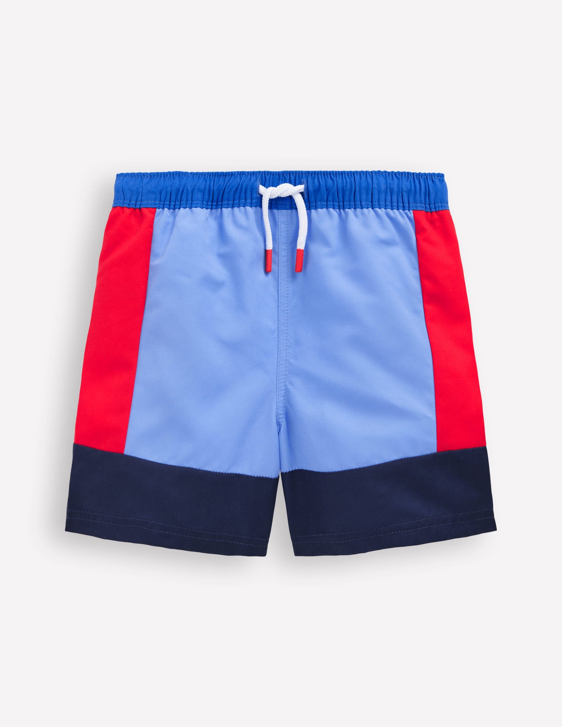 Swim Shorts-Colourblock Stripe-1