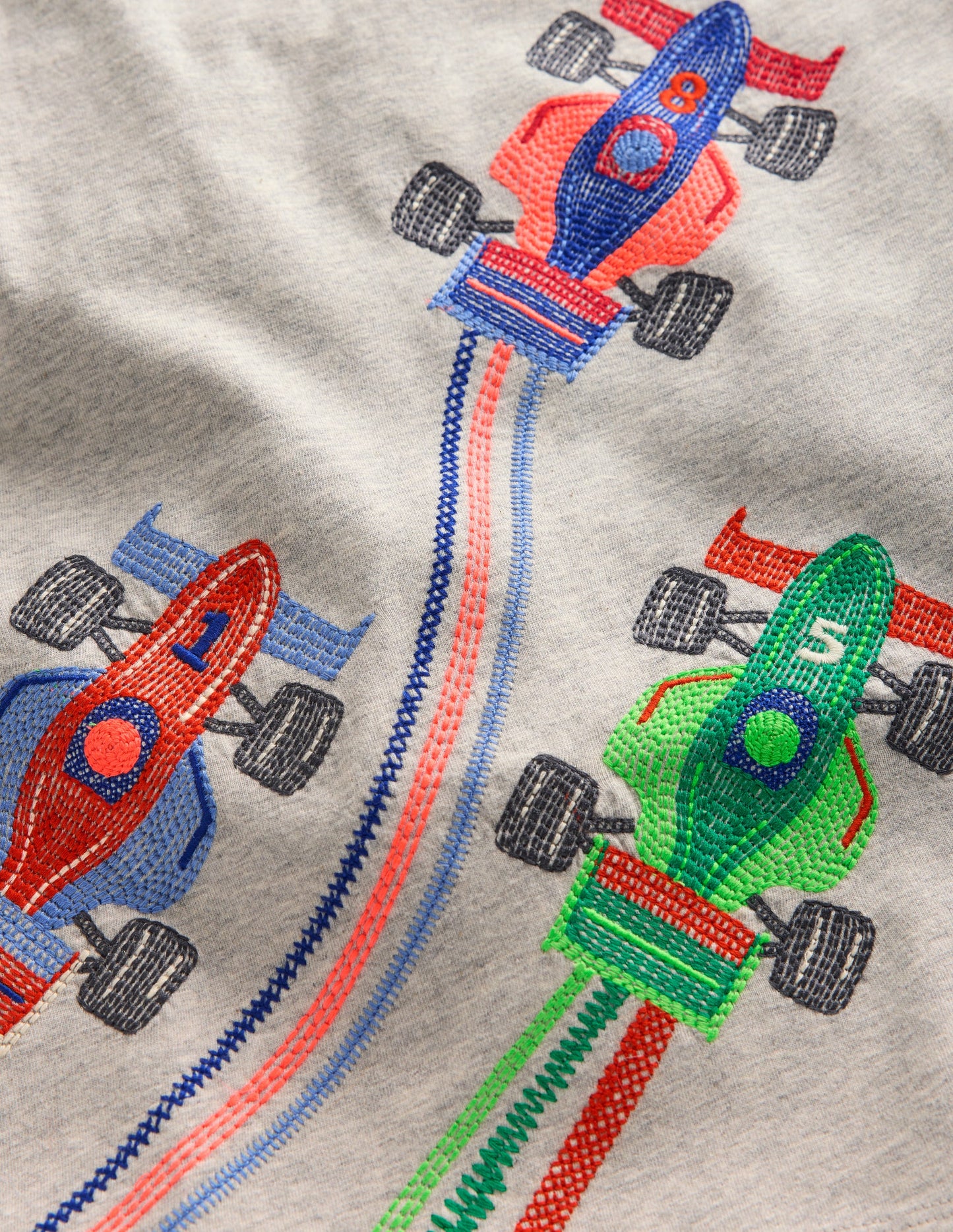 Superstitch Long Sleeve Top-Racing Cars