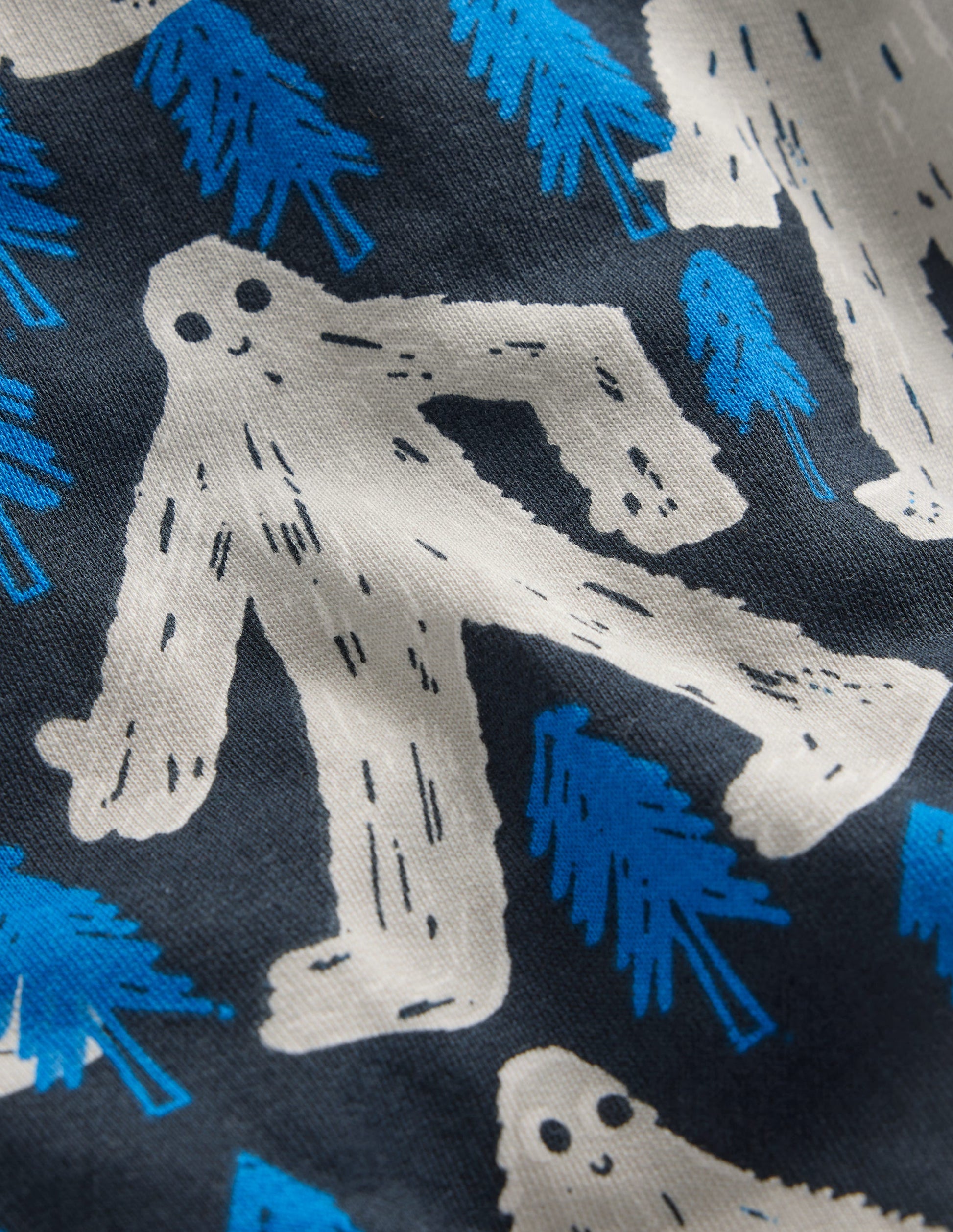 Everyday Printed Sweatshirt-Directoire Blue Yetti-3