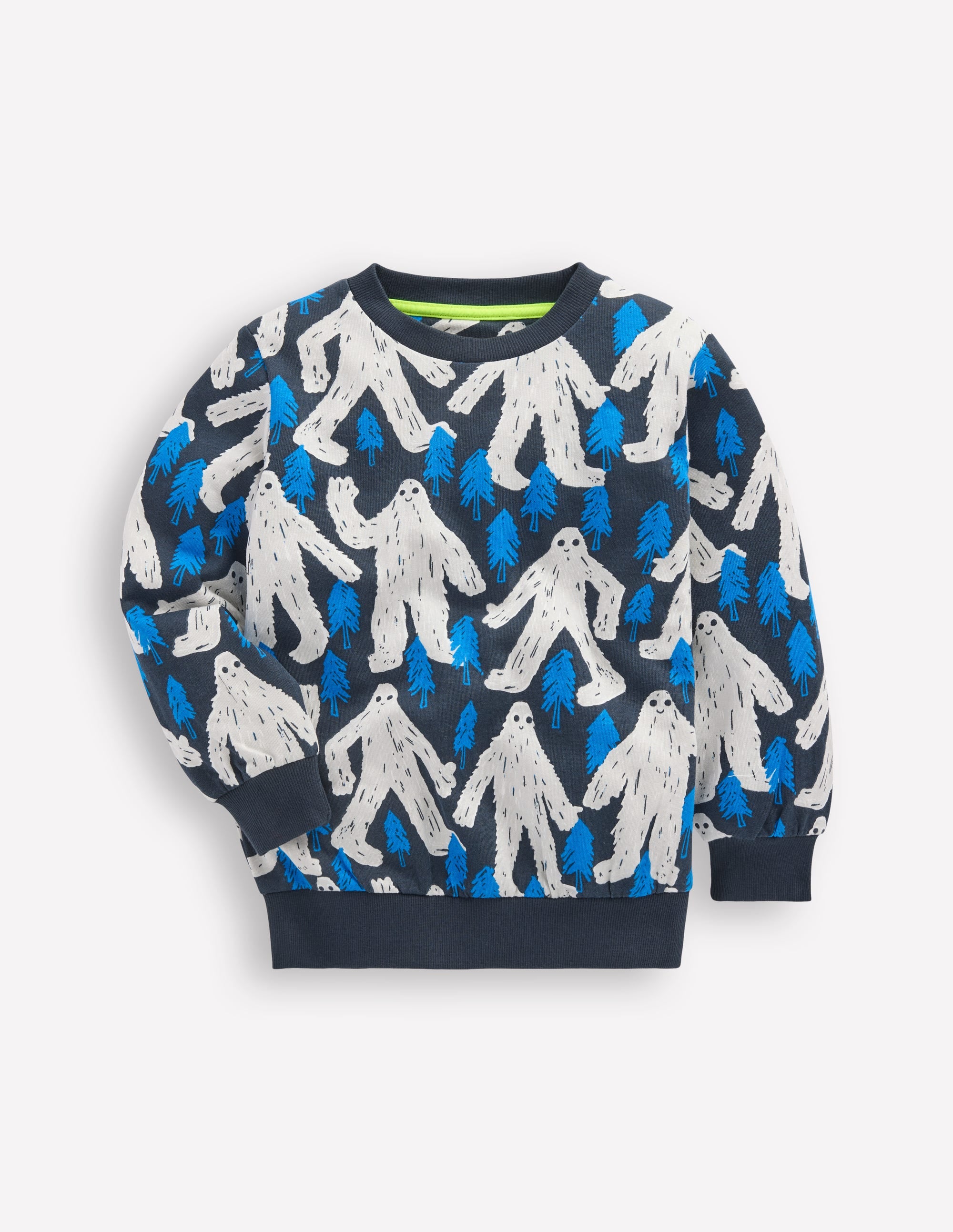 Everyday Printed Sweatshirt-Directoire Blue Yetti - Image 1