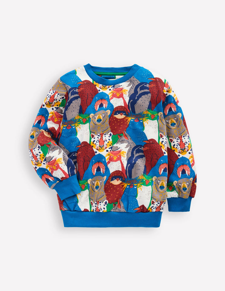 Everyday Printed Sweatshirt-Multi Arctic Audience