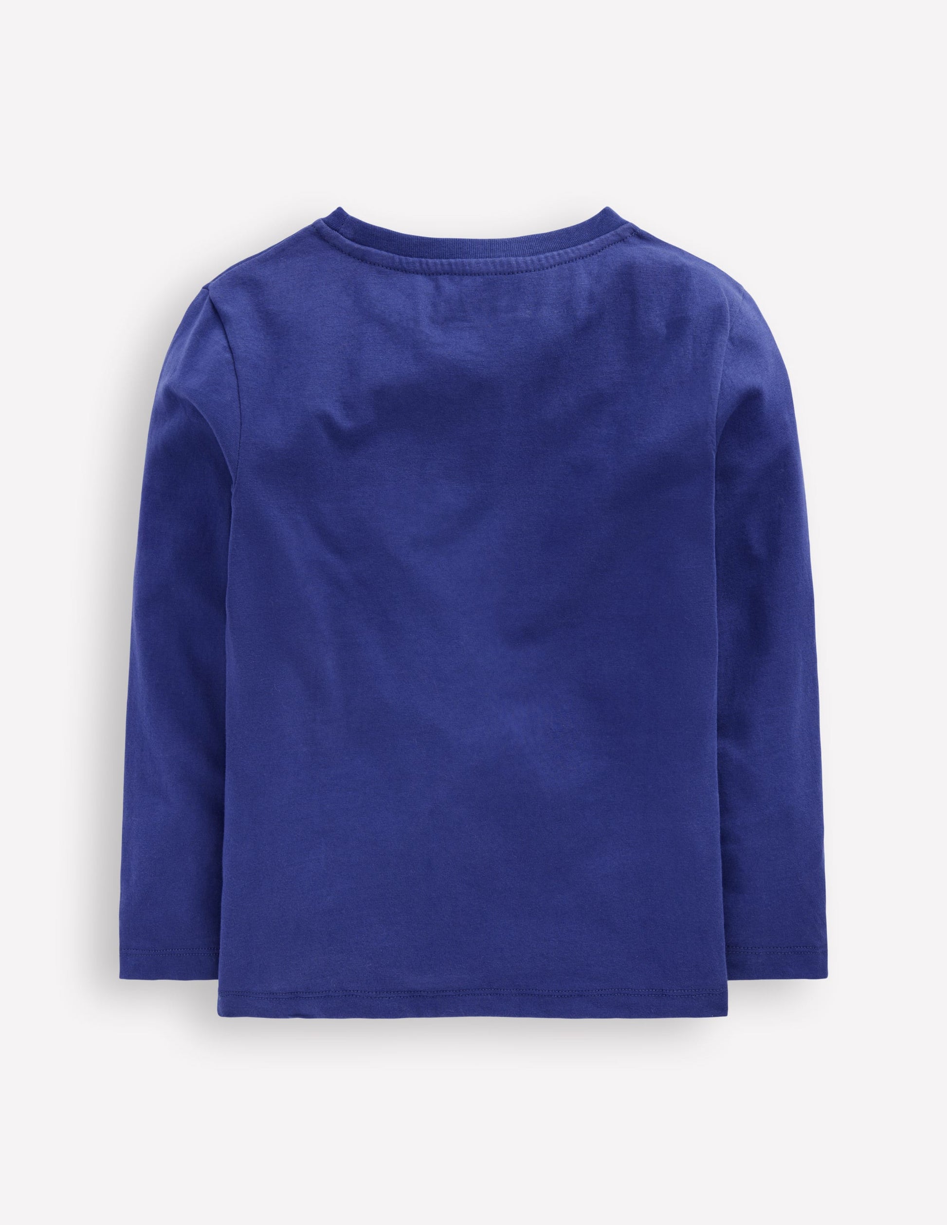 Long Sleeve Appliqué T-shirt-Twilight Blue Moon Explorer-2