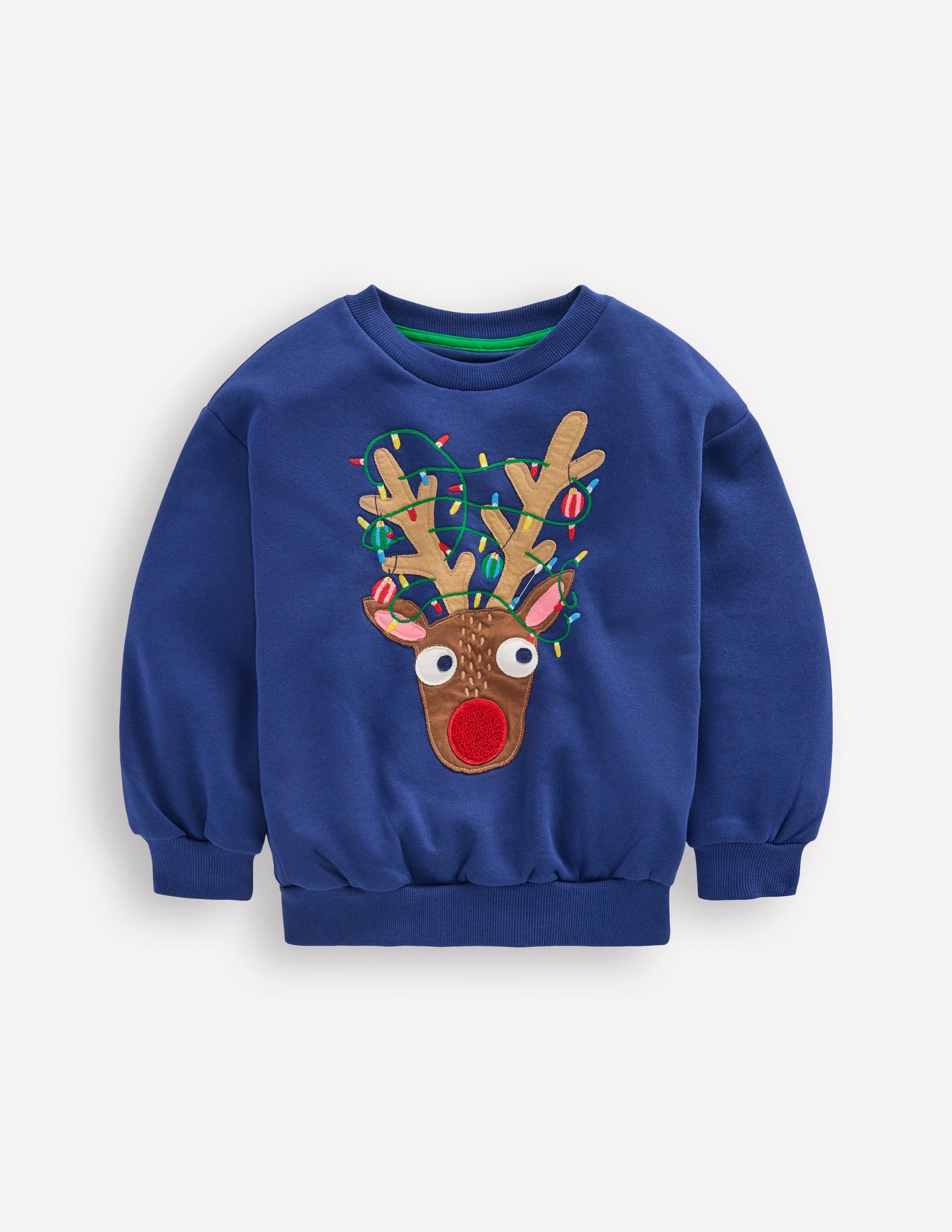 Cosy Festive Sweatshirt-Reindeer-1
