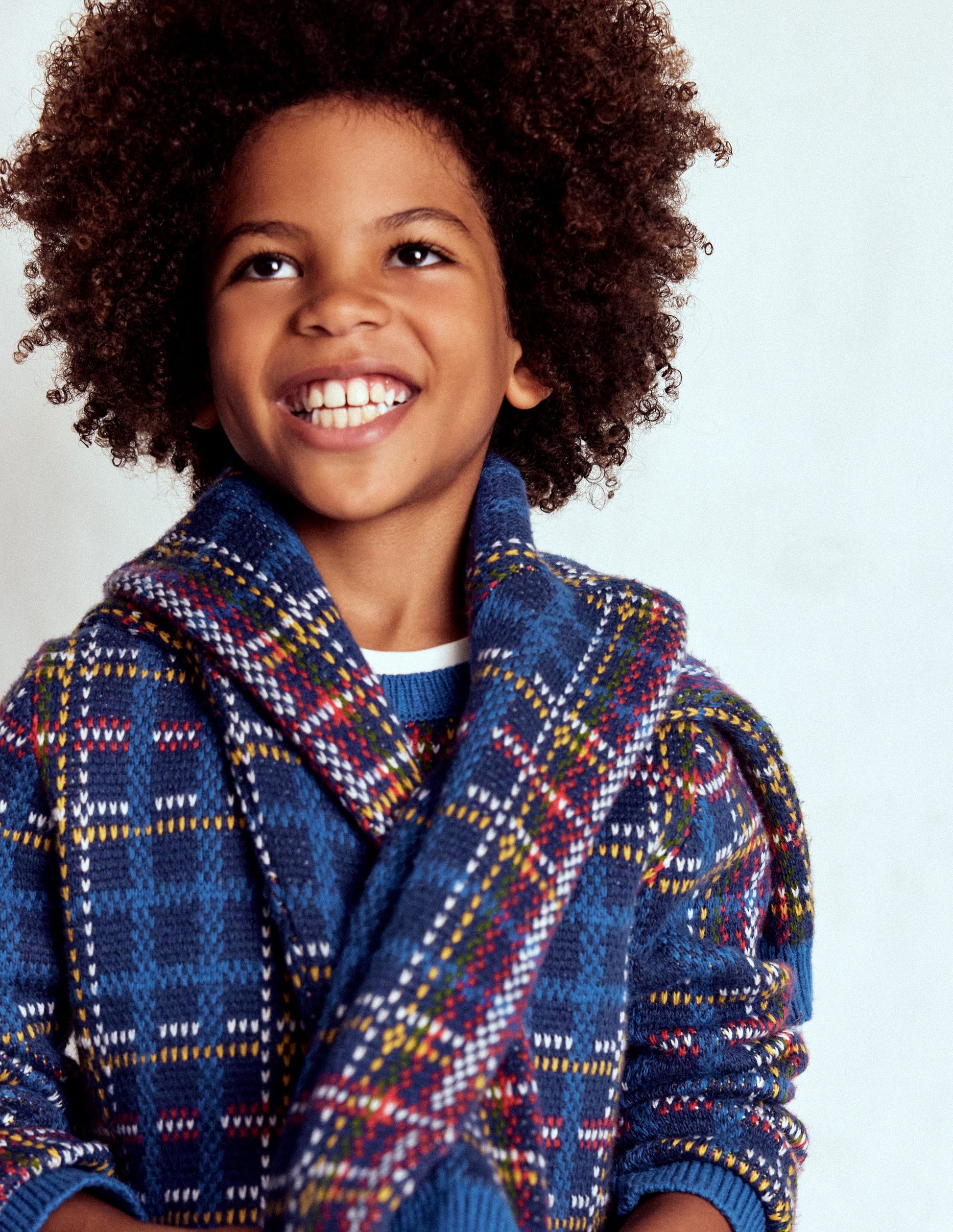 Heritage Check Sweater-Medieval Blue Check-3