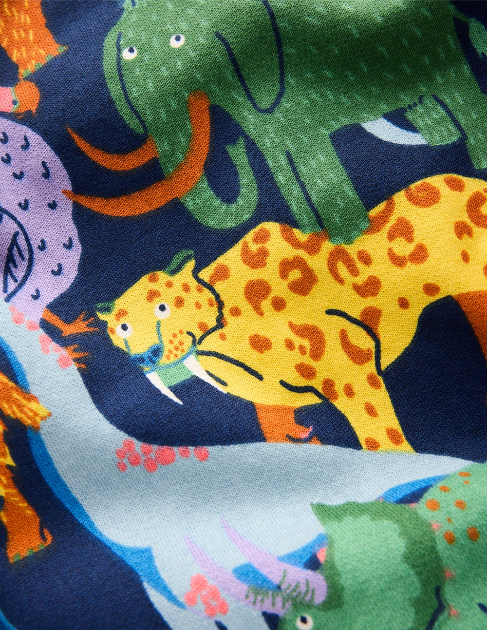 Everyday Printed Sweatshirt-Prehistoric Animals