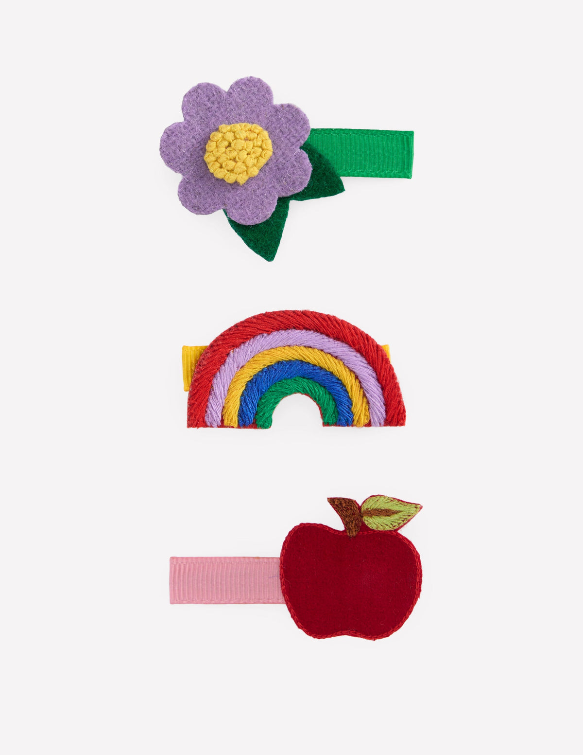 3-pack Hair Clips-Back to School - Image 1