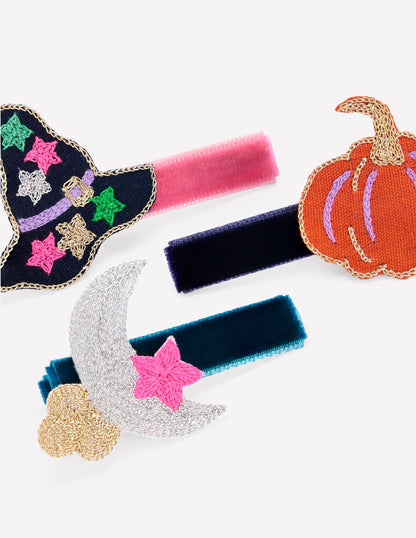 3-pack Hair Clips-Halloween-2