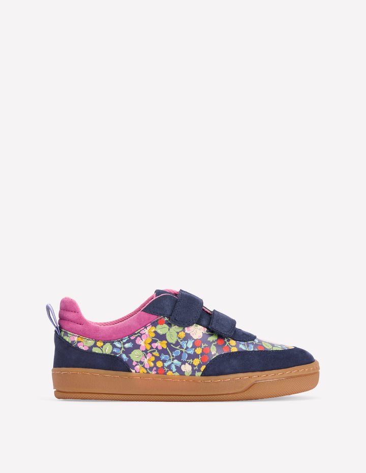 Colourblock Low Tops-Floral
