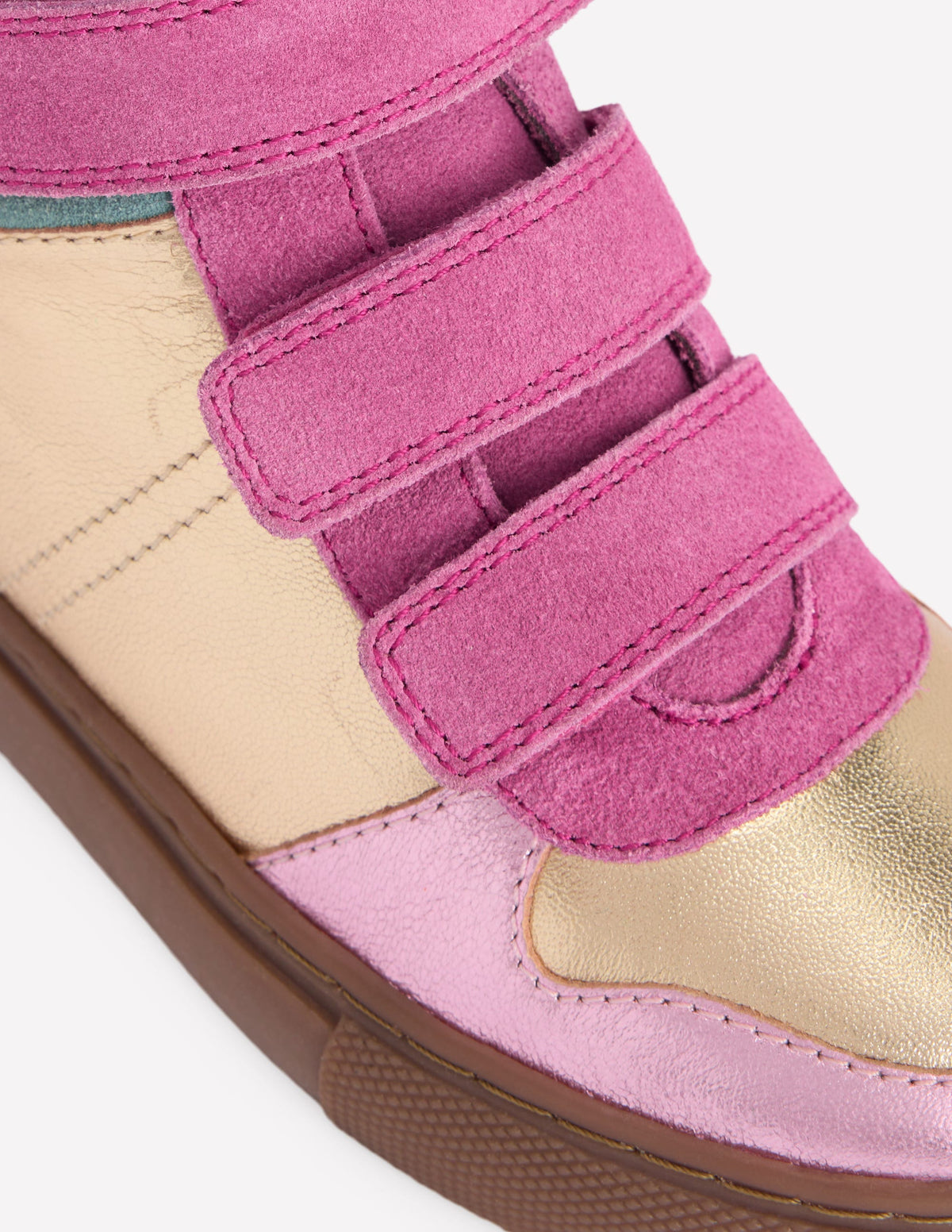 Metallic High Tops-Gold and Pink Metallic - Image 3