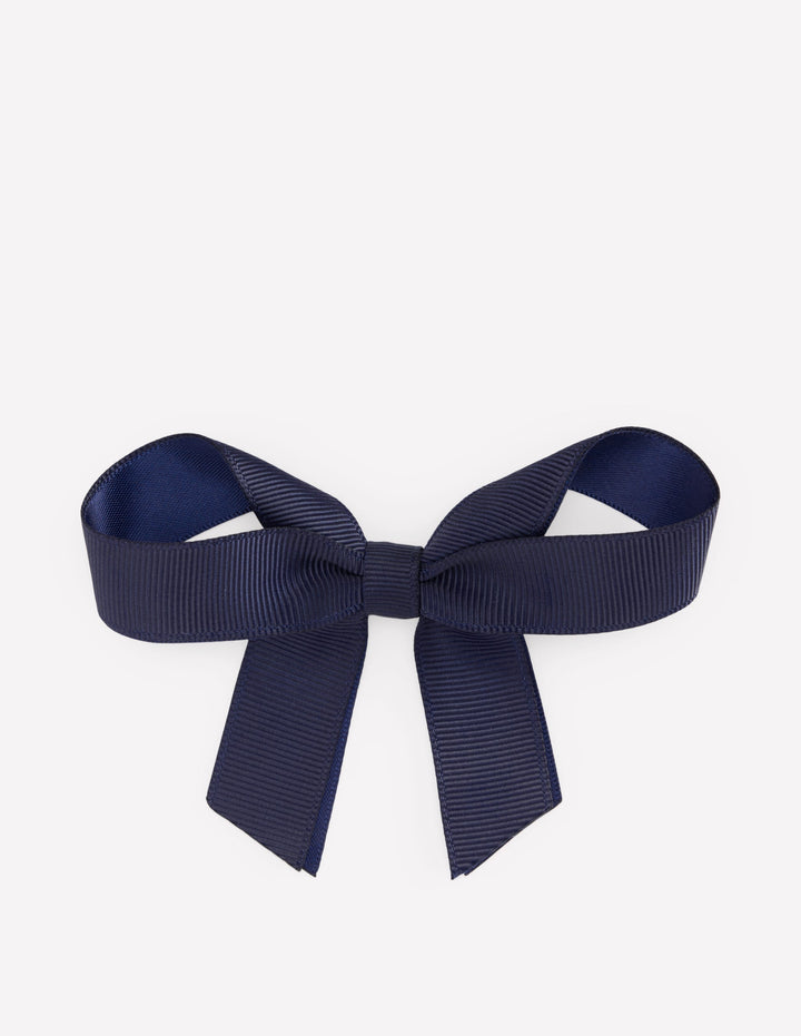 Hair Bows-College Navy