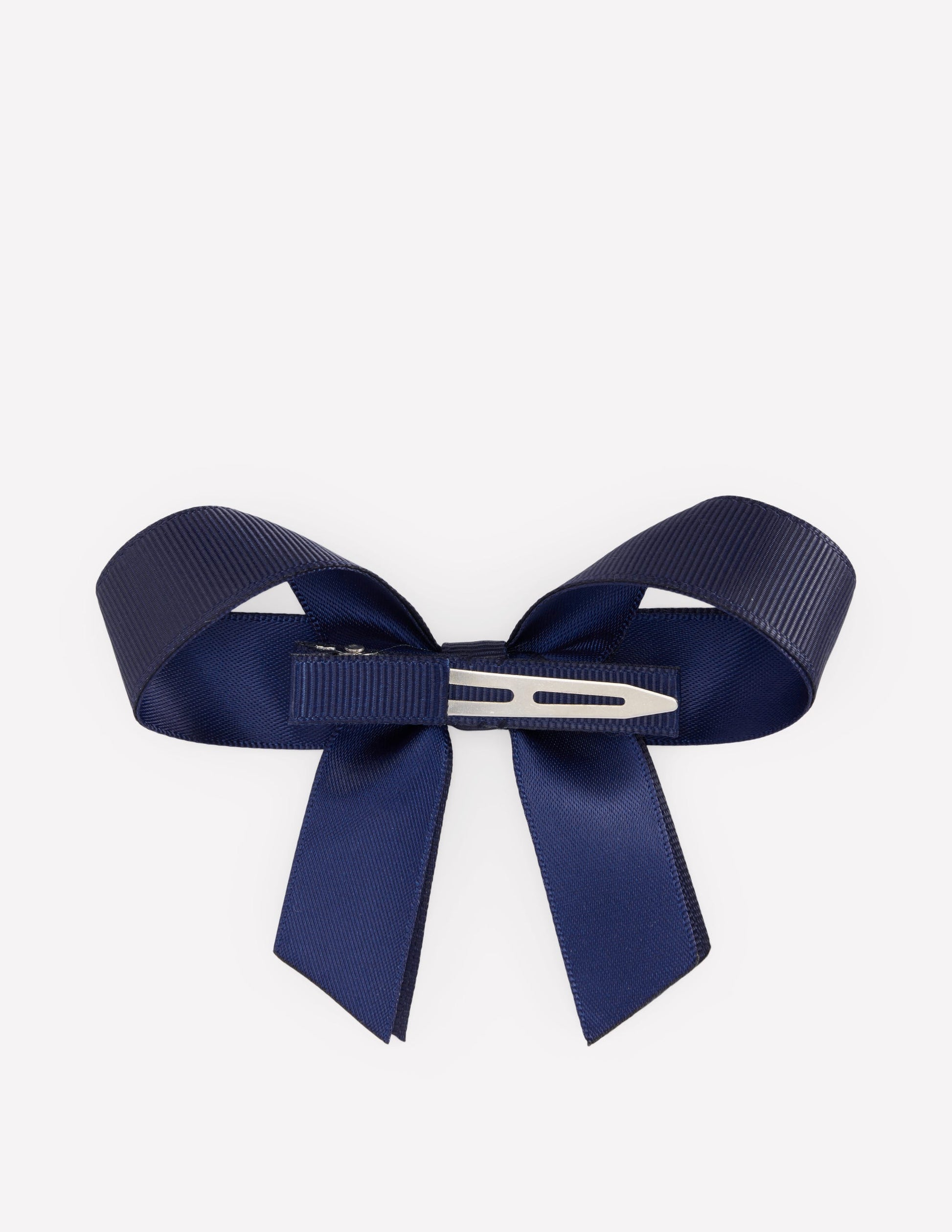 Hair Bows-College Navy-2