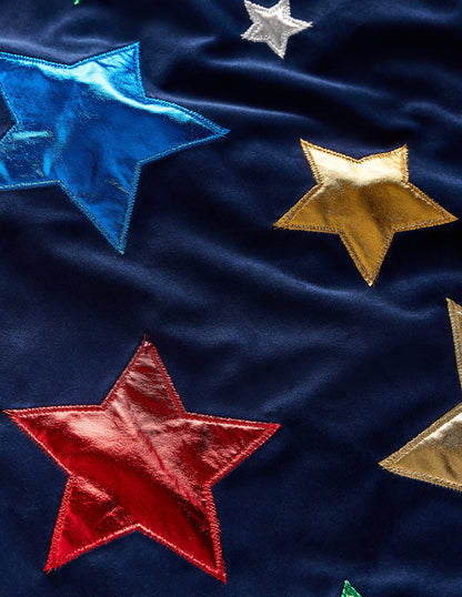 Wizard Cape-Rainbow Metallic Stars-3